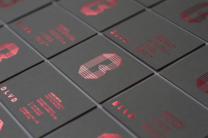 Blvd branding #visual #identity #branding #stationery