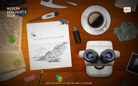 Modern Geologist's Desk | PRJT | Kwang-Su Kim #interaction #interface #prjt