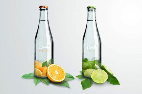 Levité Mineral Water - TheDieline.com - Package Design Blog #packaging
