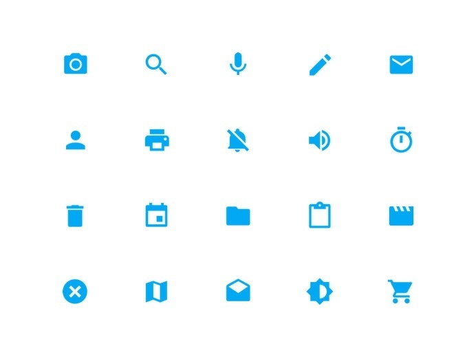 System Icons - Material Design #pictogram #icon #sign #picto #symbol