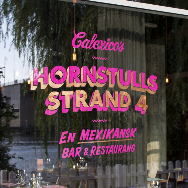 Calexico's on Behance #pink #menu #restaurant #snask #identity #gold #foil
