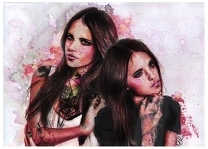 Killer Twins by Hayley O'Connor #illustration