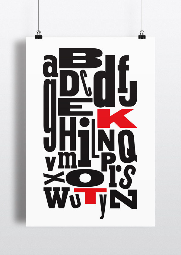 TK Alphabet #type #woodtype #alphabet #vintage