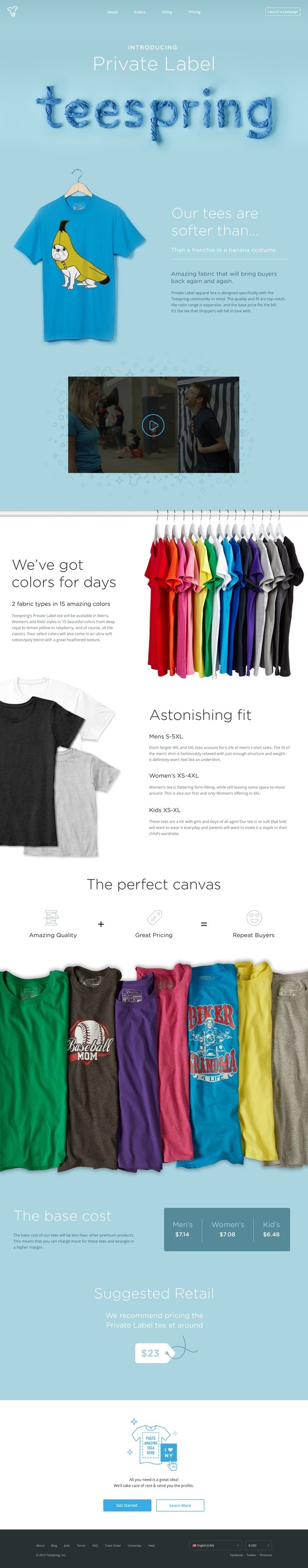 website, tee, color