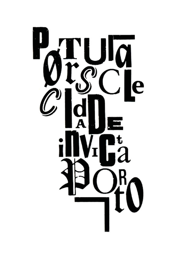Portuscale/cidadeInvicta/Porto #porto #letters #typography