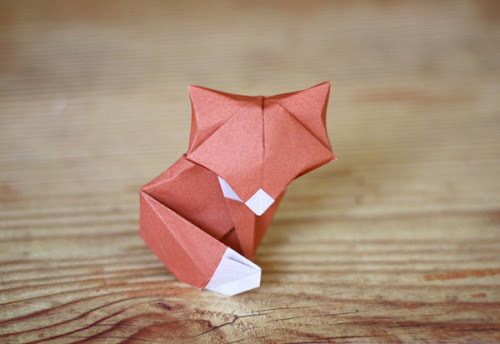 Another origami fox | How About Orange