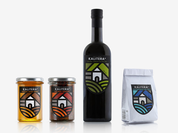 Branding, naming and packaging design for Kalitera brand. Kalítera ('finest' in Greek) are nature's finest products for a better livi #packaging #wine