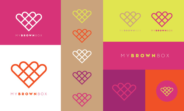 MyBrownBox identity on Behance #logo #my #brown #box