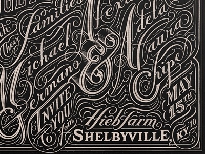 Dribbble - Alex & Adela by John Passafiume #type #lettering #script