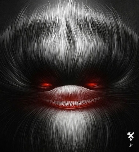 Looks like good Illustrations by Lukas Brezak #monster #wierd