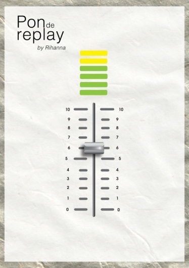 100 days, songs, posters just one designer #inspiration #minimalistic #design #graphic #poster #music