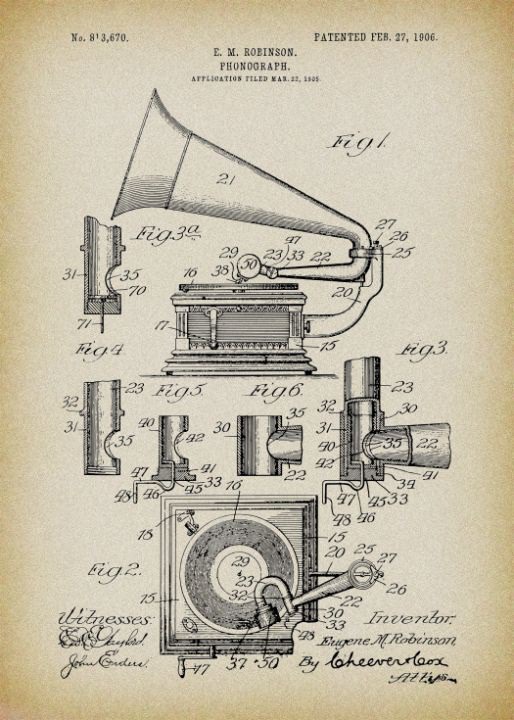 Phonograph Patent - SamKal