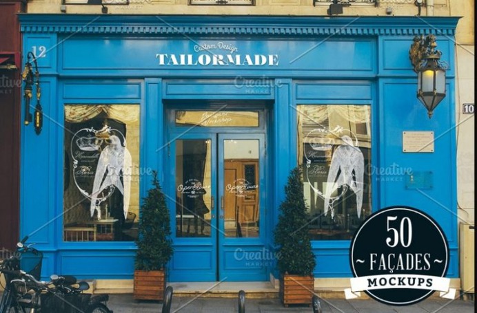Facades Mockup PSD