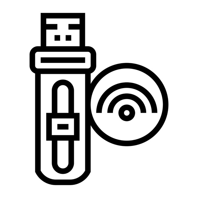 See more icon inspiration related to usb, Tools and utensils, data storage, file storage, electronics, computing, device, pendrive, wireless, multimedia and technology on Flaticon.