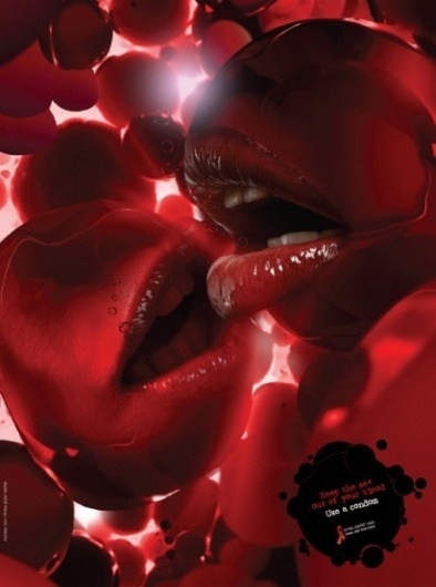 I Believe in Advertising | ONLY SELECTED ADVERTISING | Advertising Blog & Community » Israel Aids Task Force: Lips #advertising