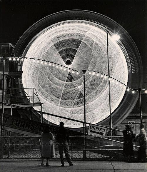 Coney Island, 1949, photo byÂ Andreas FeiningerviaÂ edlorado #vintage #photography #black and white #america #coney island