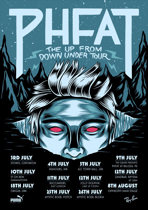 PHFAT – Up From Down Under Tour