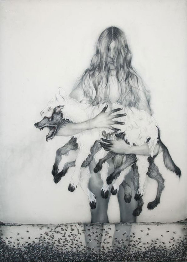 Anthony Goicolea #illustration #pencil