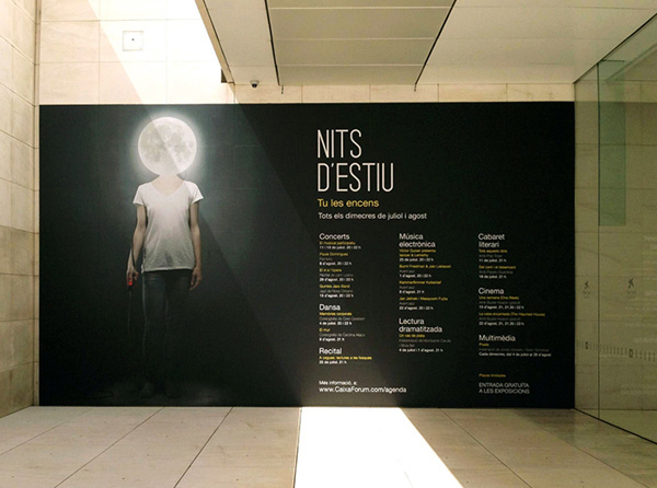 Caixa Forum Summer Nights #design #graphic