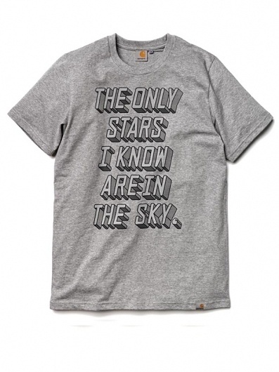 CARHARTT x GROTESK SPRING 2011 - Grotesk - 12ozProphet #tshirt #grey #stars #type