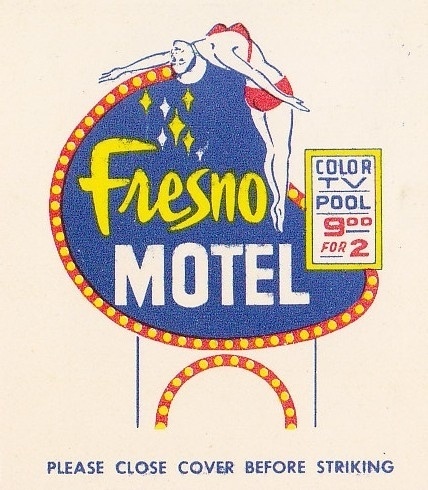 All sizes | Fresno MOTEL Diving Lady | Flickr - Photo Sharing! #design #retro #illustration #vintage #type
