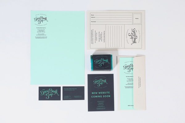 Daisy Bank Soap Co. on Behance #calligraphy #logo #soap #branding