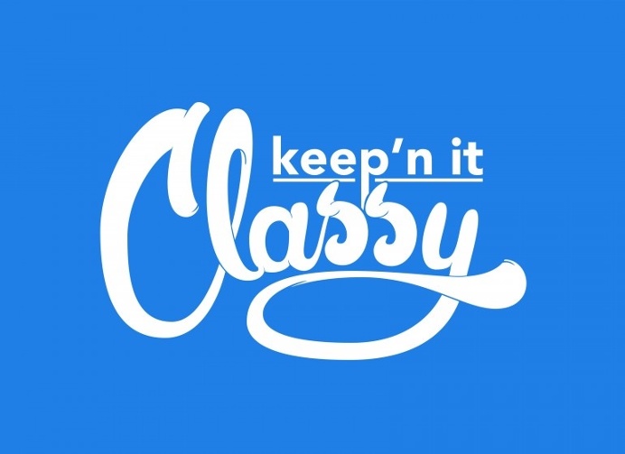 keep'n it classy – A hand lettering project by Ross Miller