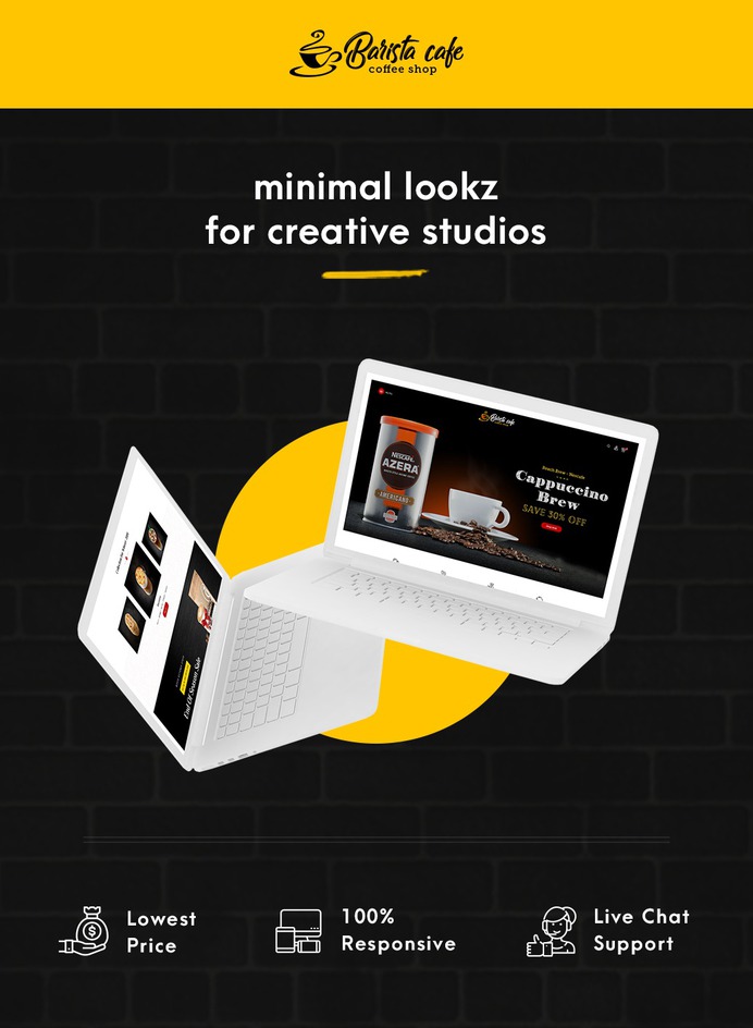 #Barista #Cafe - #Coffee & #Drinks - #Prestashop #Responsive #Theme #eCommerce #Website #Design #Template