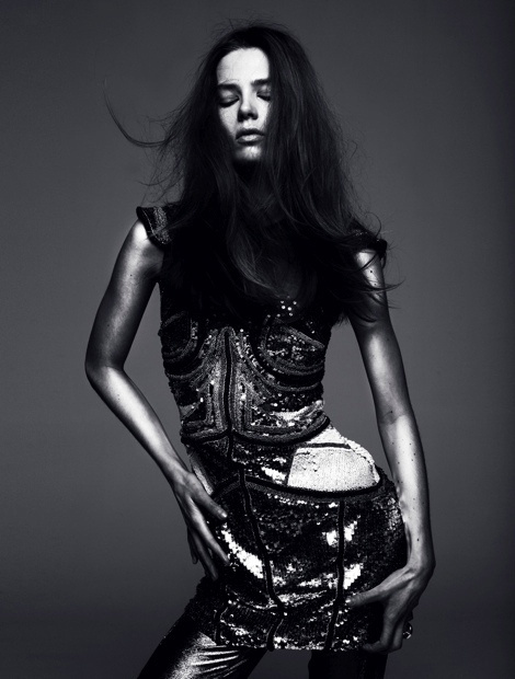 Caroline Brasch Nielsen by Oliver Stalmans for Elle Denmark #model #girl #photography #portrait #fashion
