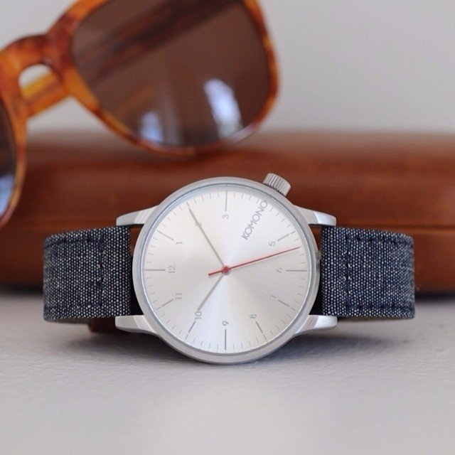 Winston Heritage Chambray Watch by Komono #tech #flow #gadget #gift #ideas #cool