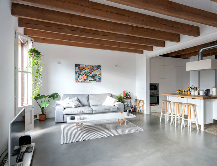 Apartment Refurbishment in Barcelona by Habitan Studio - InteriorZine