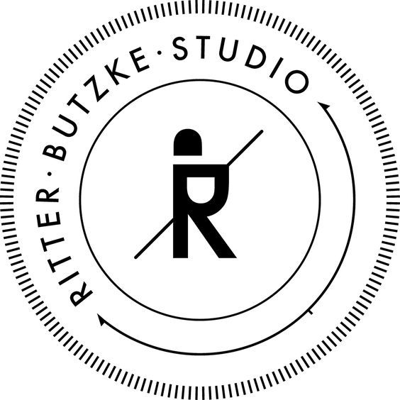 Ritter Butzke Studio Logo #logo #branding #identity #brand #mark #logotype #knight #shield #person