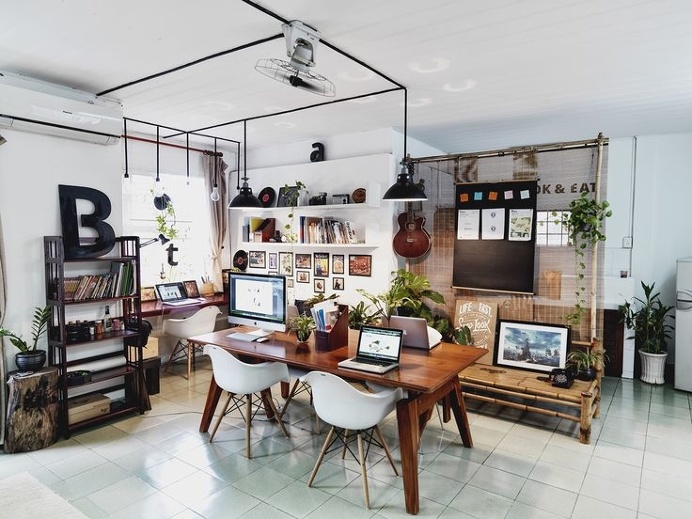 workplace, studio, interior, workspace, office, vietnam, bratus agency, bratus
