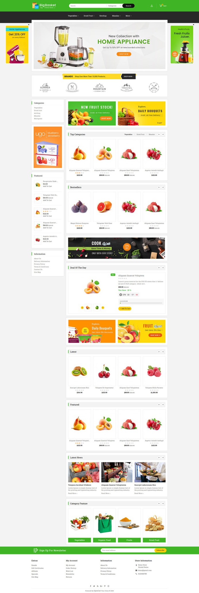 Big Basket - Multipurpose WooCommerce Responsive Theme | TemplateTrip