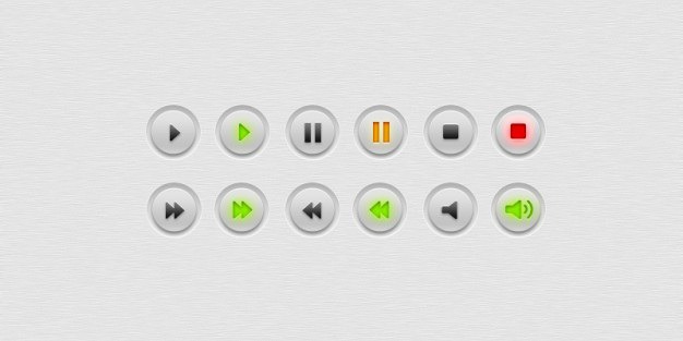 Simple and minimal player buttons Free Psd. See more inspiration related to Music, Button, Buttons, Play, Psd, Minimalist, Play button, Fast, Minimal, Simple, Back, Material, Style, Volume, Player, Push, Music player, Horizontal, Pause, Forward, Push button and Psd material on Freepik.