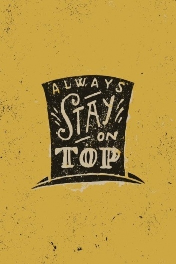 BLOG, THE : Part of: To Resolve Project #yellow #tophat #drawn #type #typography