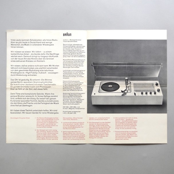 Braun Grundreglen fur gutes Horen 1961 via www.dasprogramm.org
