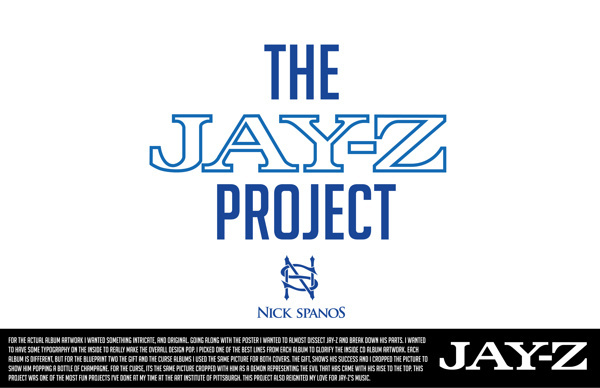 THE JAY-Z PROJECT. #nick #jayz #west #design #spanos #shawn #jay #carter #kayne #york #z #rap #cd #package #new