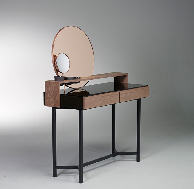 De Intuïtiefabriek #steel #copper #design #glass #mirror #wood #product