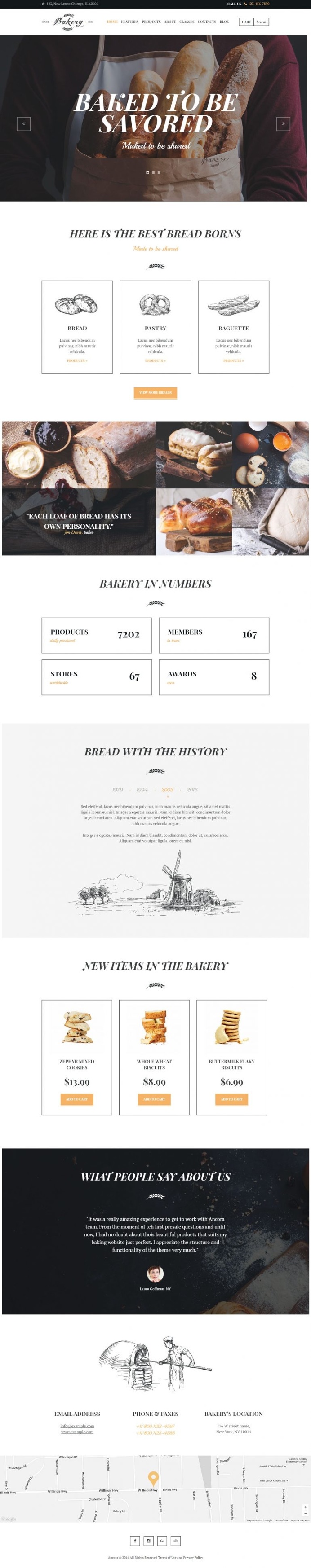 Bakery, Cafe & Bread Shop