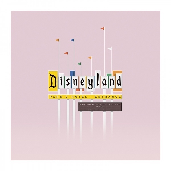 Dribbble - WelcomeToDisneyland.jpg by Colin Hesterly #sign #illustration #disneyland