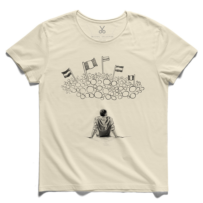 #cosmopolitan #beige #tee #tshirt #rousseau #communal #transnational #anarchy #nationalism