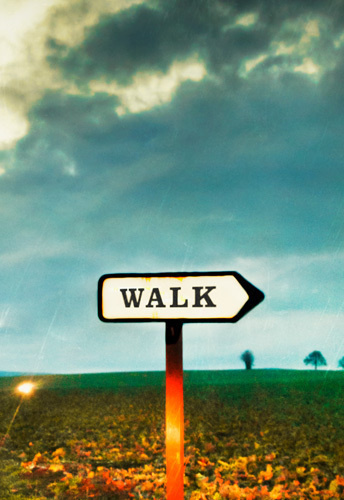 Walk This Way Art Print by Vaughan Oliver Easyart.com #inspiration #quote #words #art #print #print design #artprint #poster