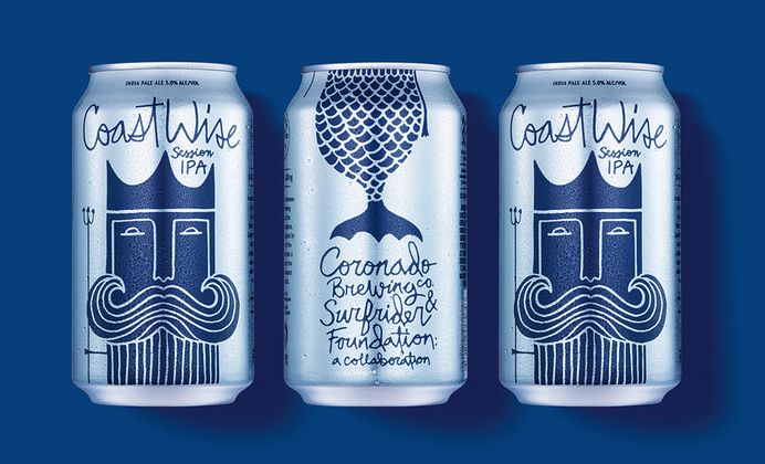 New Packaging for CoastWise Session IPA by MiresBall