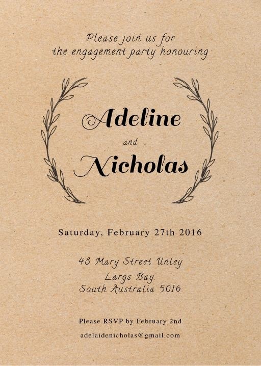 Rustic - Engagement Invitations #paperlust #engagementinvitation #engagementcard #engagementinspiration #design #paper #digitalcards