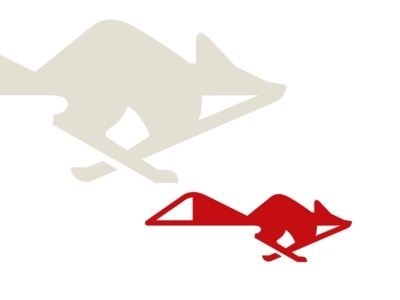 Fox in full speed. Logo . #speed #logo #fox #icon