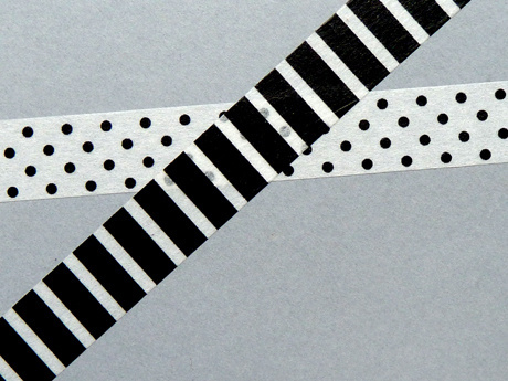 Present&Correct Monochrome Masking Tapes #stationary