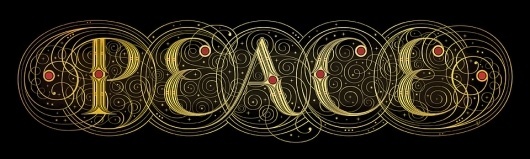 Peace | I love typography, the typography and fonts blog #typography