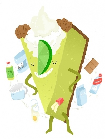 Ten Paces and Draw #pie #illustration