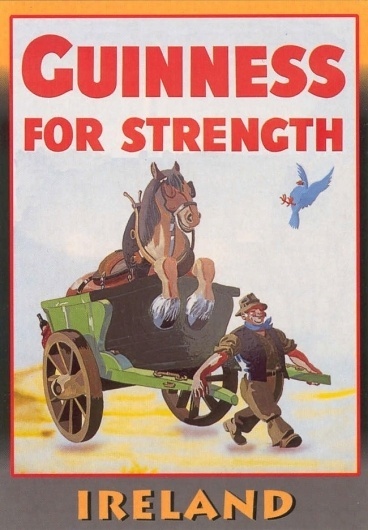 Guinness for Strength posters | David Airey, graphic designer #vintage #poster